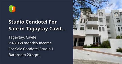 luxury condo for sale in tagaytay|Condotel For Sale in Tagaytay, Cavite .